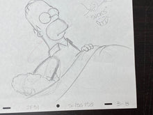 Load image into Gallery viewer, The Simpsons - Original drawing of Homer Simpson, Episode: &#39;Selma&#39;s Choice&#39; (1993)
