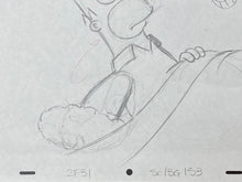 Load image into Gallery viewer, The Simpsons - Original drawing of Homer Simpson, Episode: &#39;Selma&#39;s Choice&#39; (1993)
