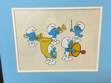 Load image into Gallery viewer, The Smurfs - Original animation cel, framed
