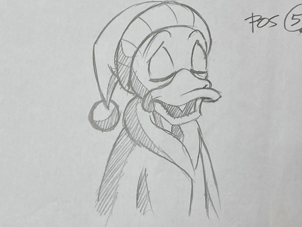 Walt Disney Studio - Original Animation Drawing of Donald Duck