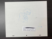 Load image into Gallery viewer, The Simpsons - Original drawing of Lisa Simpson, 1998
