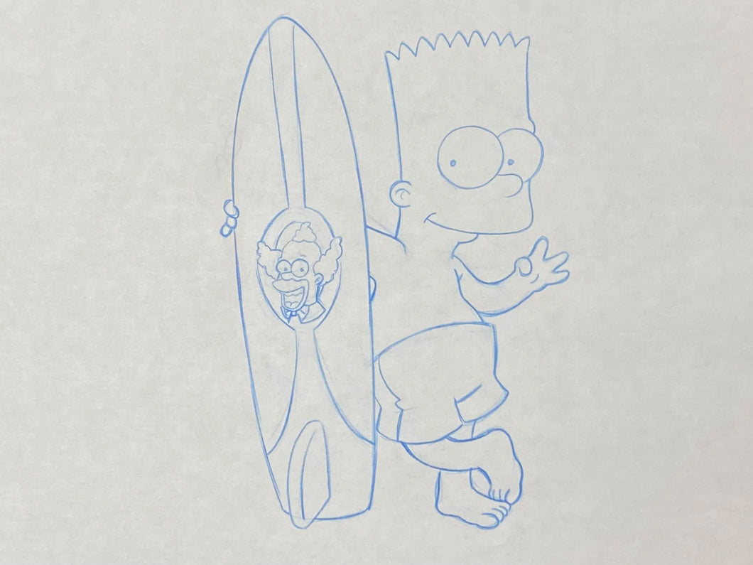 The Simpsons - Original drawing of Bart Simpson