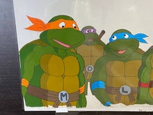 Load image into Gallery viewer, Teenage Mutant Ninja Turtles (1987 TV series) - Original animation cels set, full team!
