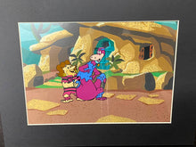 Load image into Gallery viewer, The Flintstones - Original animation cel of Barney Rubble and Dino
