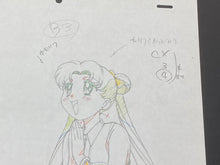 Load image into Gallery viewer, Sailor Moon - 2 Original animation drawing + copy drawing of scene
