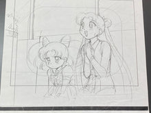 Load image into Gallery viewer, Sailor Moon - 2 Original animation drawing + copy drawing of scene
