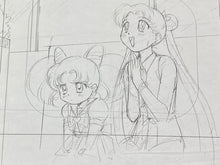 Load image into Gallery viewer, Sailor Moon - 2 Original animation drawing + copy drawing of scene
