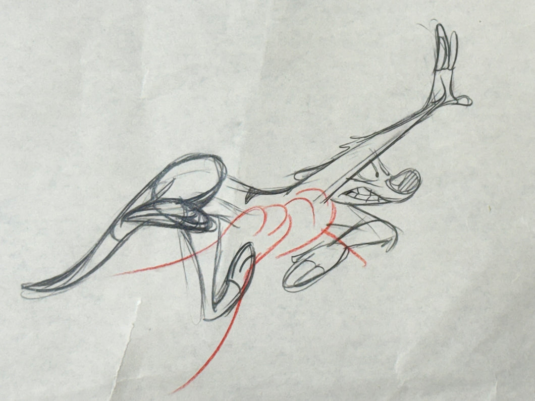 Lion King - Original Animation Drawing of Timon