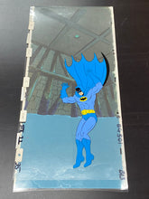 Load image into Gallery viewer, The Adventures of Batman - Original animation cel of Batman, with master painted background (57x27 cm)
