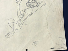 Load image into Gallery viewer, Lion King - Original Animation Drawing of Timon
