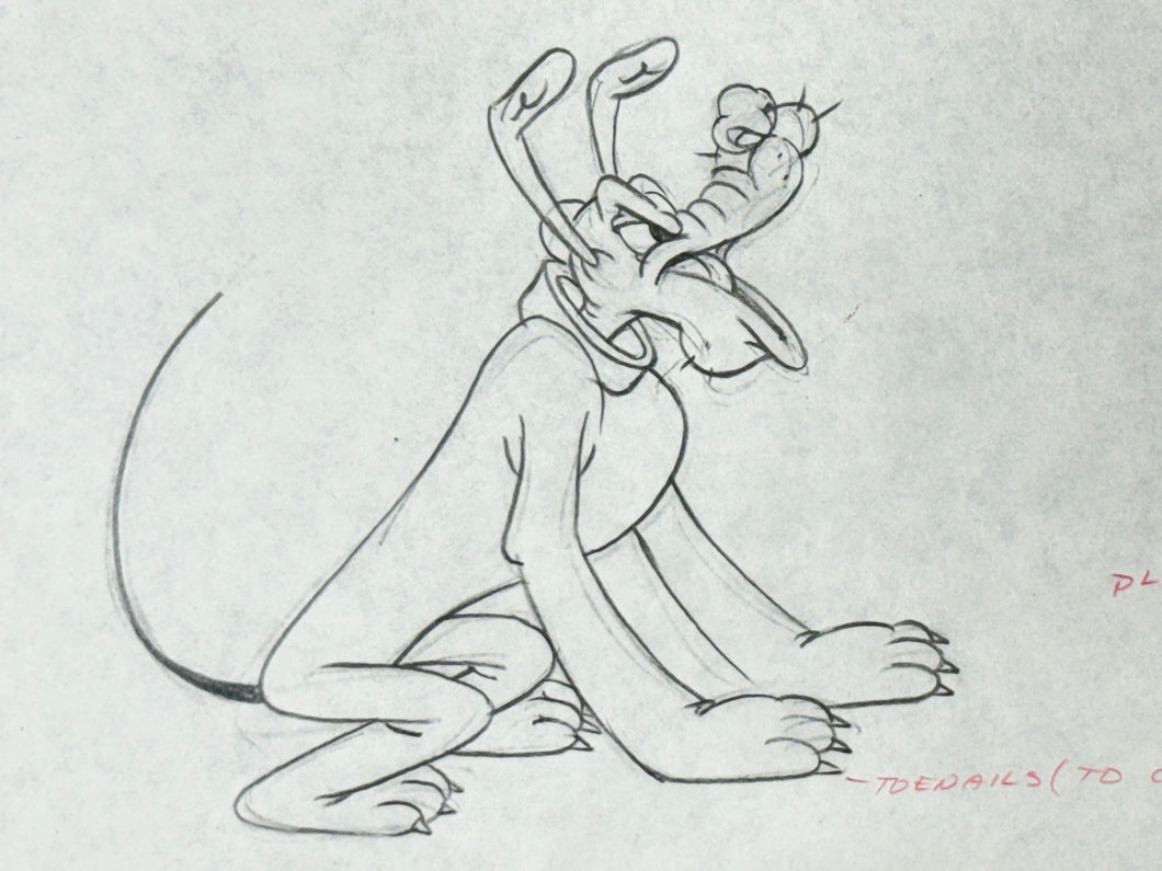 Plutopia - Pluto Production Drawing (Walt Disney, 1951)