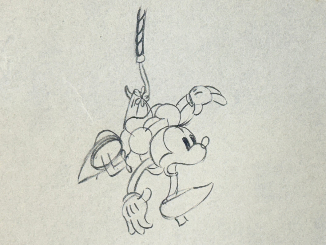 Building a Building (Walt Disney, 1933) - Minnie Mouse Animation Drawing