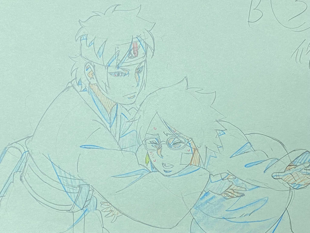 Naruto - Original drawing of Mitsuki and Sarada Uchiha