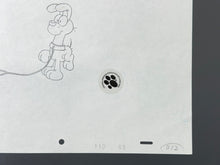 Load image into Gallery viewer, Garfield - Original animation drawing, with studio stamp
