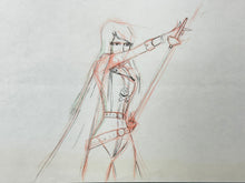 Load image into Gallery viewer, Space Pirate Captain Harlock (1978/79) - Original animation drawing of Queen Emeraldas, set of 6
