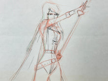 Load image into Gallery viewer, Space Pirate Captain Harlock (1978/79) - Original animation drawing of Queen Emeraldas, set of 6
