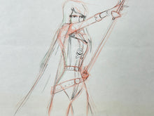 Load image into Gallery viewer, Space Pirate Captain Harlock (1978/79) - Original animation drawing of Queen Emeraldas, set of 6
