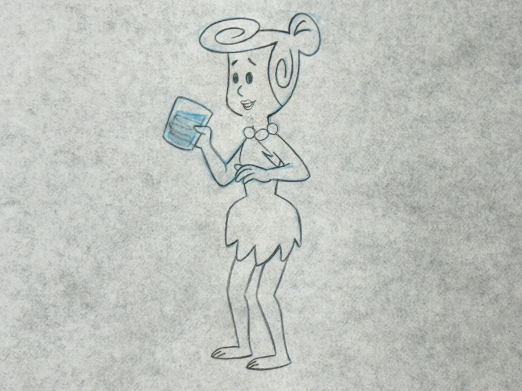 The Flintstones - Original drawing of Wilma