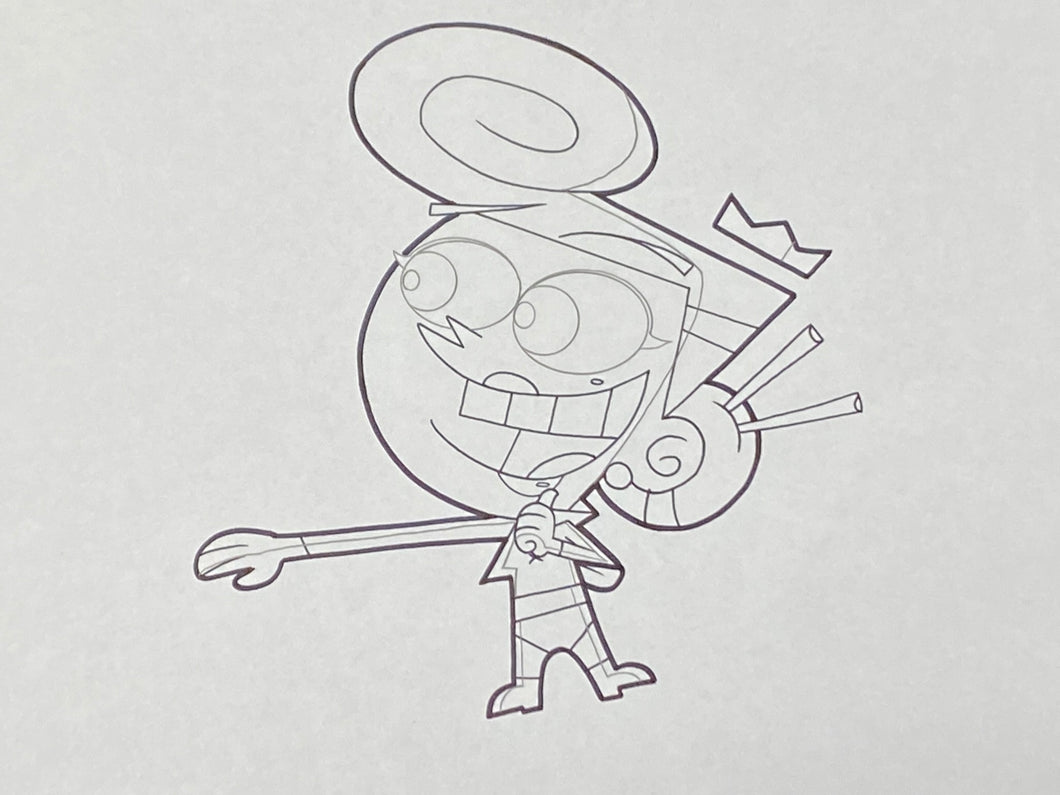 The Fairly OddParents - Original animation drawing, very rare