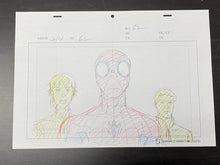 Load image into Gallery viewer, Ultimate Spider-Man (2012) - Original animation drawing, in color
