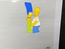 Load image into Gallery viewer, The Simpsons - Original animation cel of Homer and Marge Simpson
