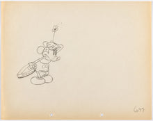 Load image into Gallery viewer, Puppy Love (Walt Disney, 1933) - Mickey Mouse Animation Drawing
