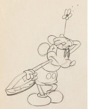 Load image into Gallery viewer, Puppy Love (Walt Disney, 1933) - Mickey Mouse Animation Drawing
