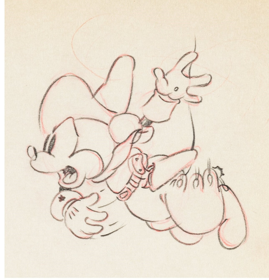 Two-Gun Mickey (Walt Disney, 1934) - Mickey Mouse Animation Drawing