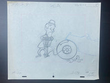 Load image into Gallery viewer, Laurel and Hardy (1966) - Original drawing of Laurel
