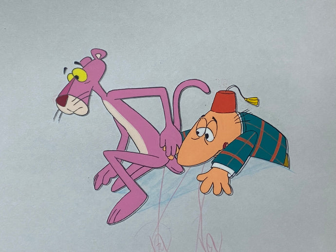 The Pink Panther Show 1970 2 Original Animation Cell & 