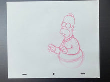 Load image into Gallery viewer, The Simpsons - Original drawing of Homer Simpson
