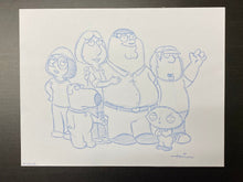 Load image into Gallery viewer, Family Guy - Lay Out drawing of the Family, made by Todd Aaron Smith (certificated)
