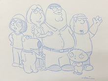 Load image into Gallery viewer, Family Guy - Lay Out drawing of the Family, made by Todd Aaron Smith (certificated)
