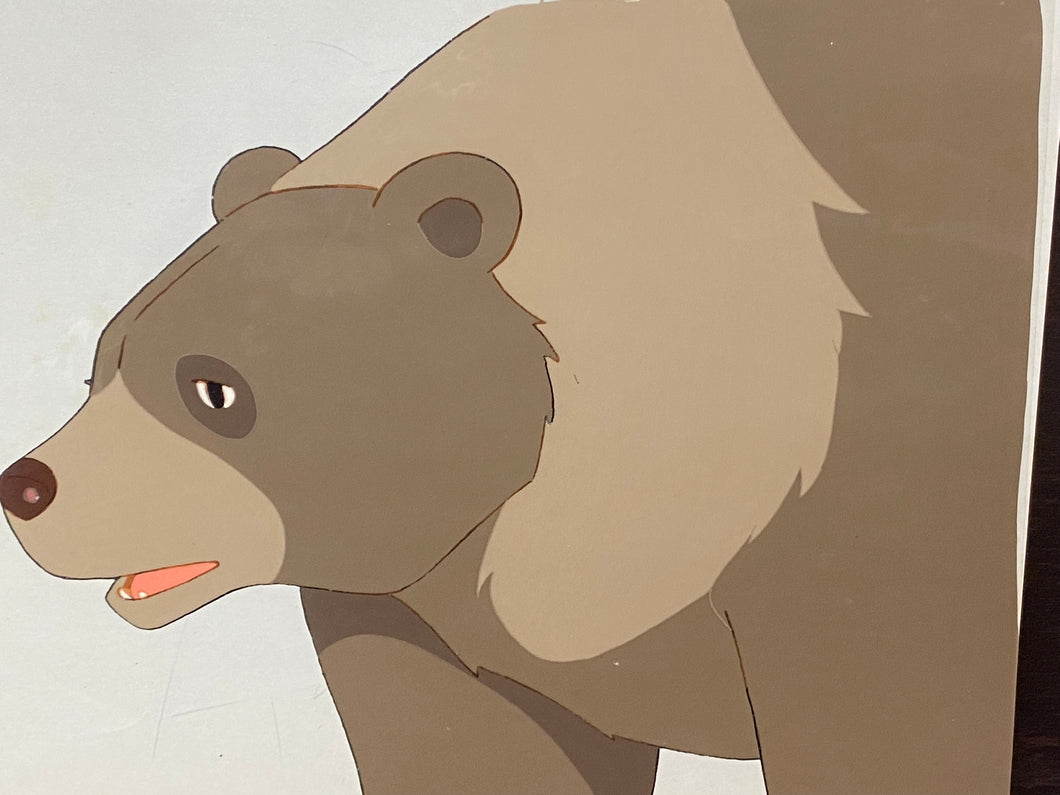 Monarch: The Big Bear of Tallac (Jacky and Nuca) (1977) - Original animation cel and drawing