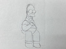 Load image into Gallery viewer, The Simpsons - Original drawing of Homer Simpson
