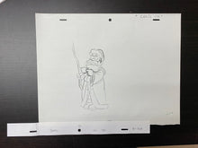 Load image into Gallery viewer, The Simpsons - Original drawing of Homer Simpson as Santa Claus (staff copy)
