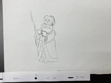 Load image into Gallery viewer, The Simpsons - Original drawing of Homer Simpson as Santa Claus (staff copy)
