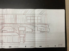 Load image into Gallery viewer, The Simpsons - Original drawing scene background of Moe&#39;s Bar, XL size
