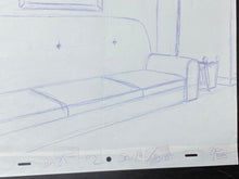 Load image into Gallery viewer, The Simpsons - Original drawing of Simpsons living room (scene background)
