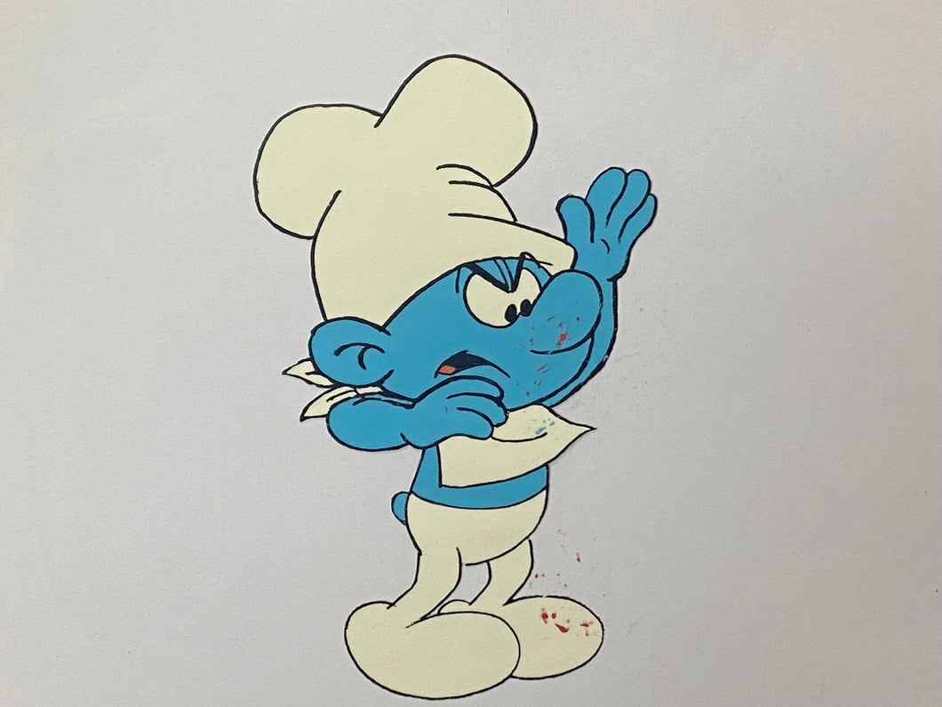 The Smurfs - Original animation cel