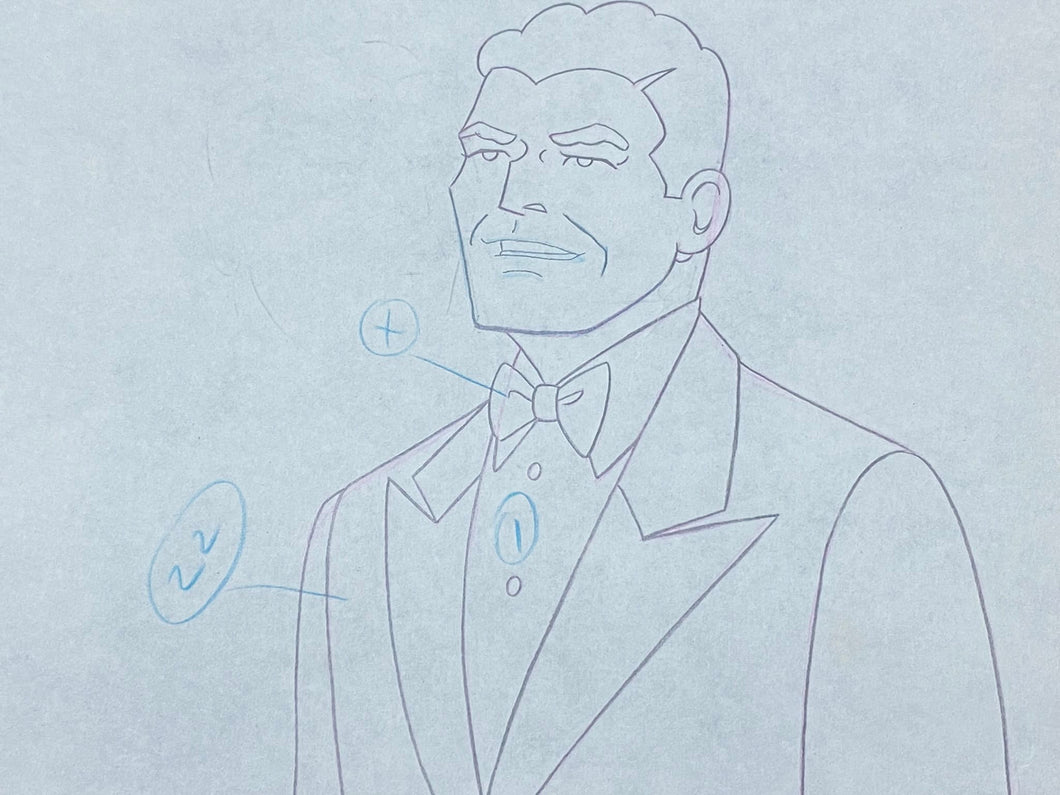 The Dick Tracy Show - Original drawing of Dick Tracy