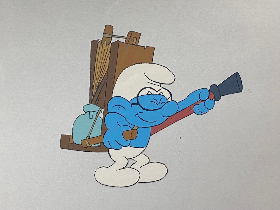 The Smurfs - Original animation cel