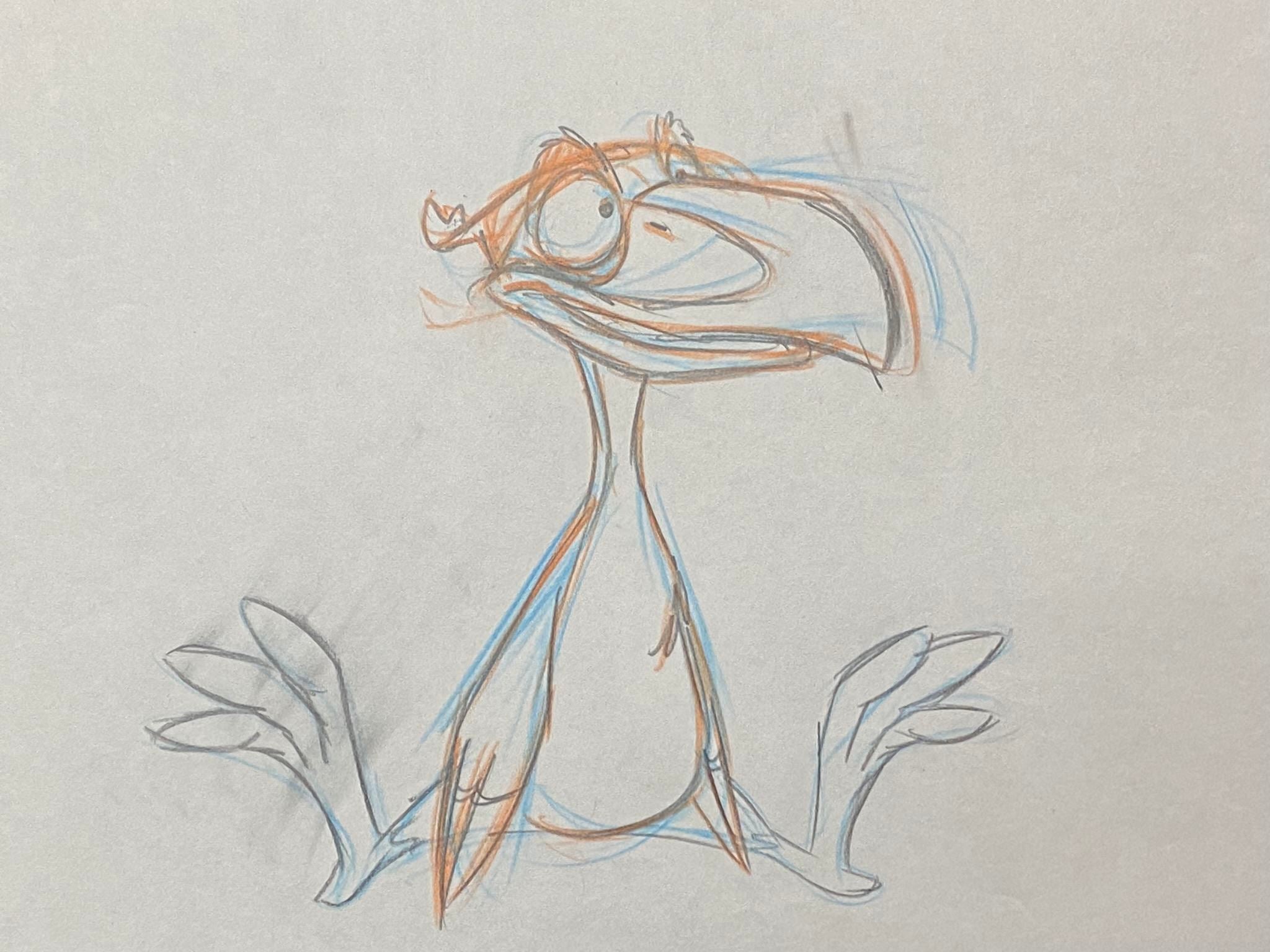 Lion King - Original Animation Drawing, colored – Gallery Animation