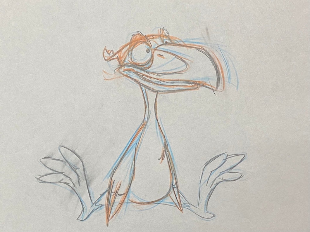 Lion King - Original Animation Drawing, colored