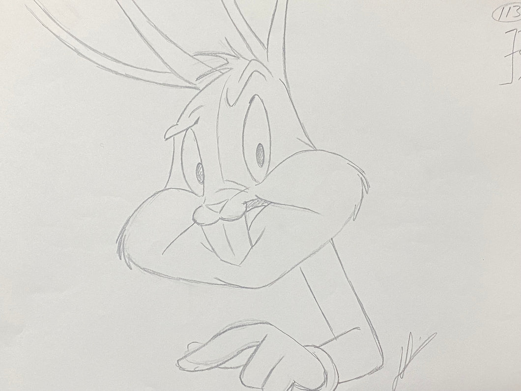 Looney Tunes - Original drawing of Bugs Bunny