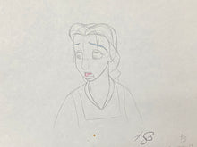 Load image into Gallery viewer, Beauty and the Beast  (Walt Disney, 1991) - Original Animation Drawing of Belle
