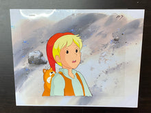 Load image into Gallery viewer, The Wonderful Adventures of Nils (1980) - Original animation cel and drawing
