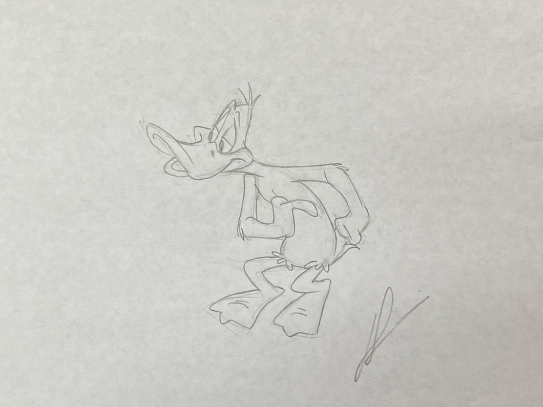 Looney Tunes - Original drawing of Daffy Duck