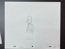 Load image into Gallery viewer, The Simpsons - Original drawing of Bart Simpson (as adult)
