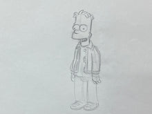 Load image into Gallery viewer, The Simpsons - Original drawing of Bart Simpson (as adult)
